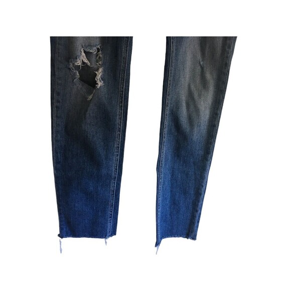 Rag & Bone Jeans Women's Size 26 Blue June Cotton Blend Distressed Raw Hem - Picture 3 of 9
